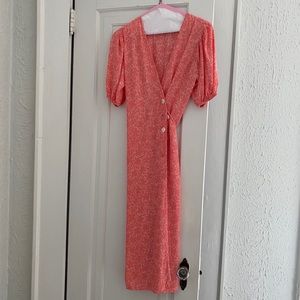 FAITHFULL THE BRAND Fran Floral-print Midi Dress